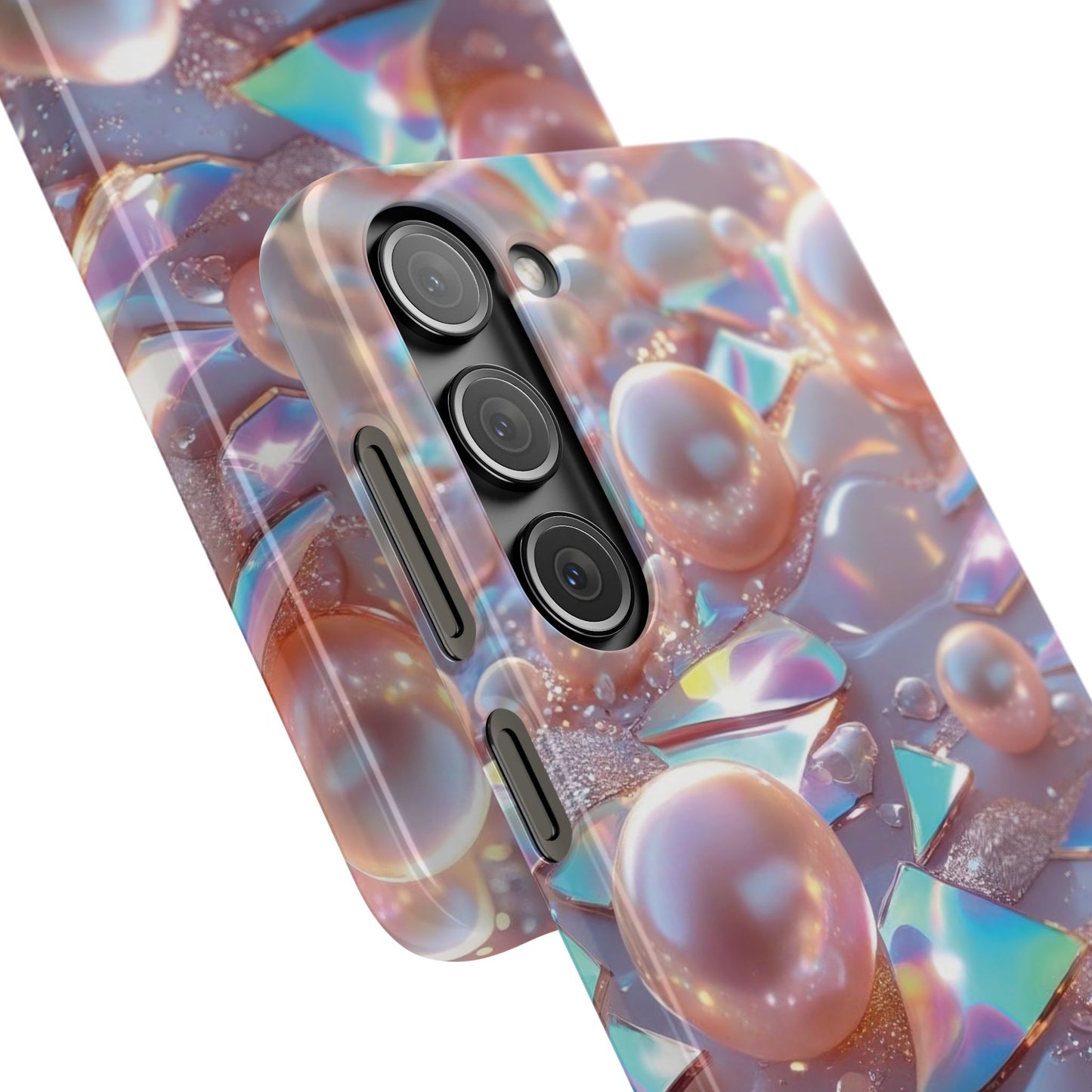 Snap Case Samsung Handyhülle – 3D Perlen Effekt