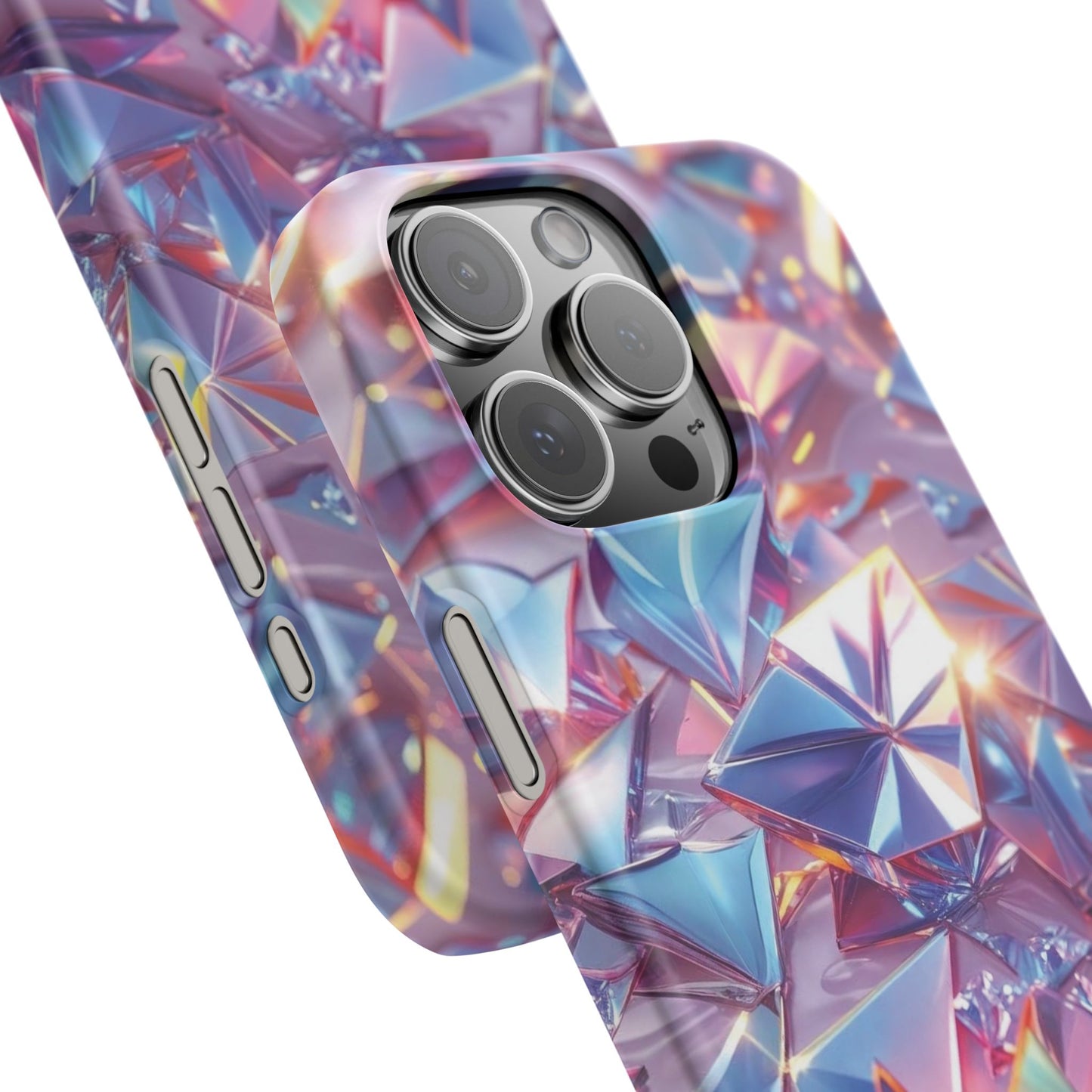 Snap Case iPhone Handyhülle – 3D-Effekt mit Diamant Design