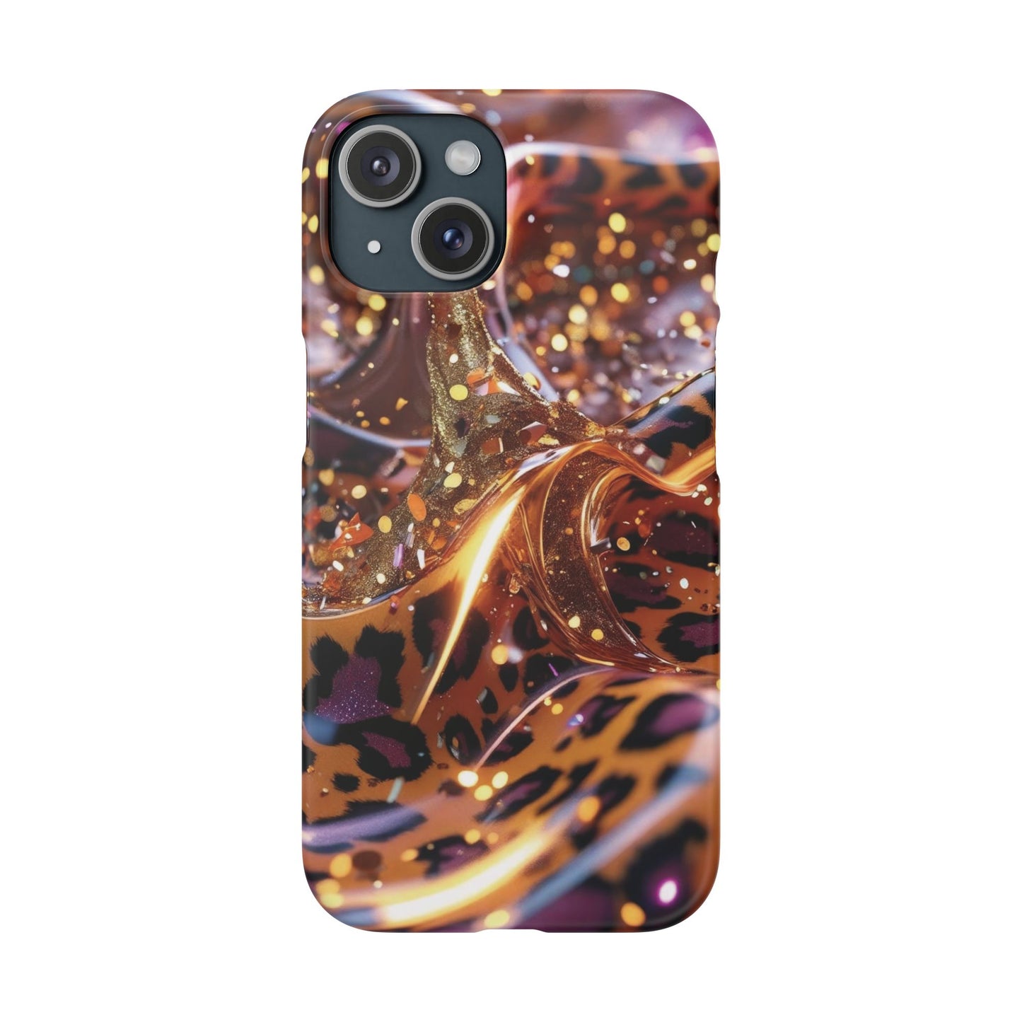 Snap Case Leopard Muster iPhone Handyhülle