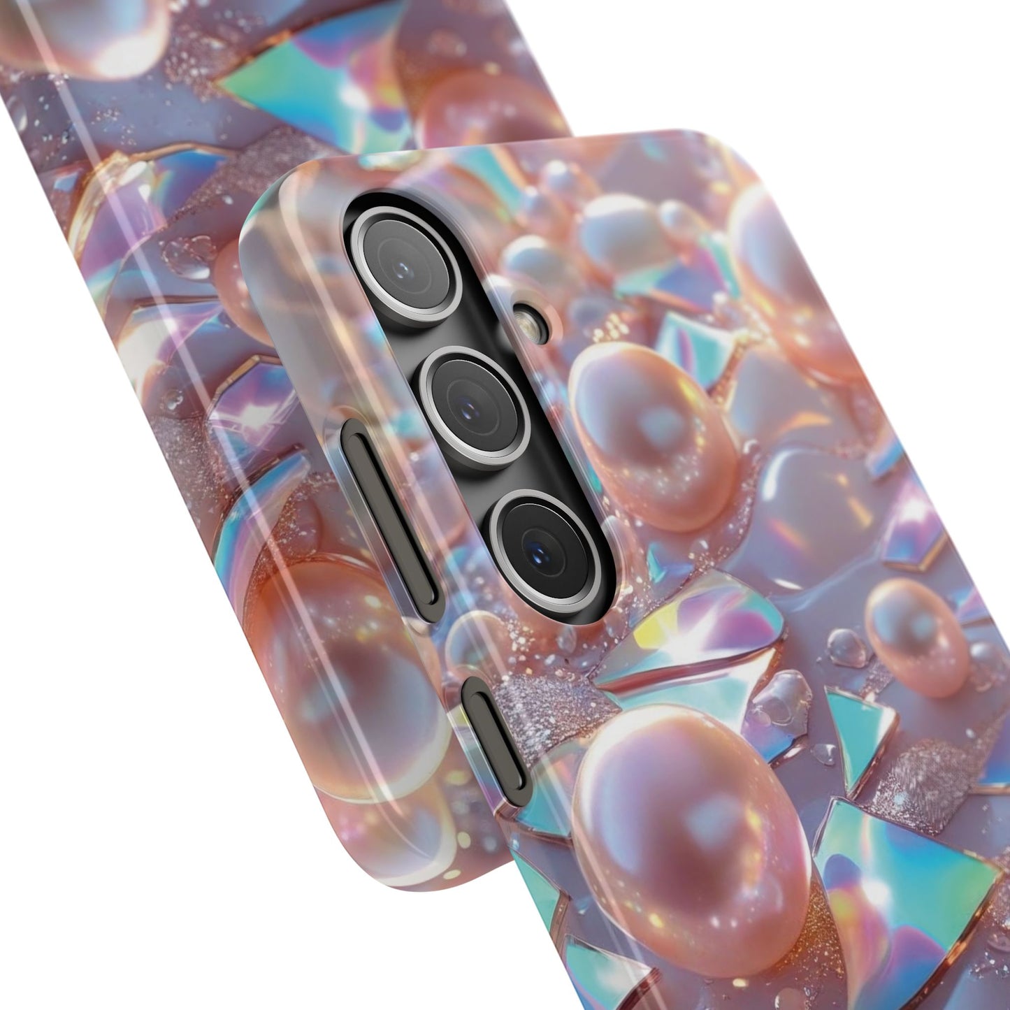 Snap Case Samsung Handyhülle – 3D Perlen Effekt