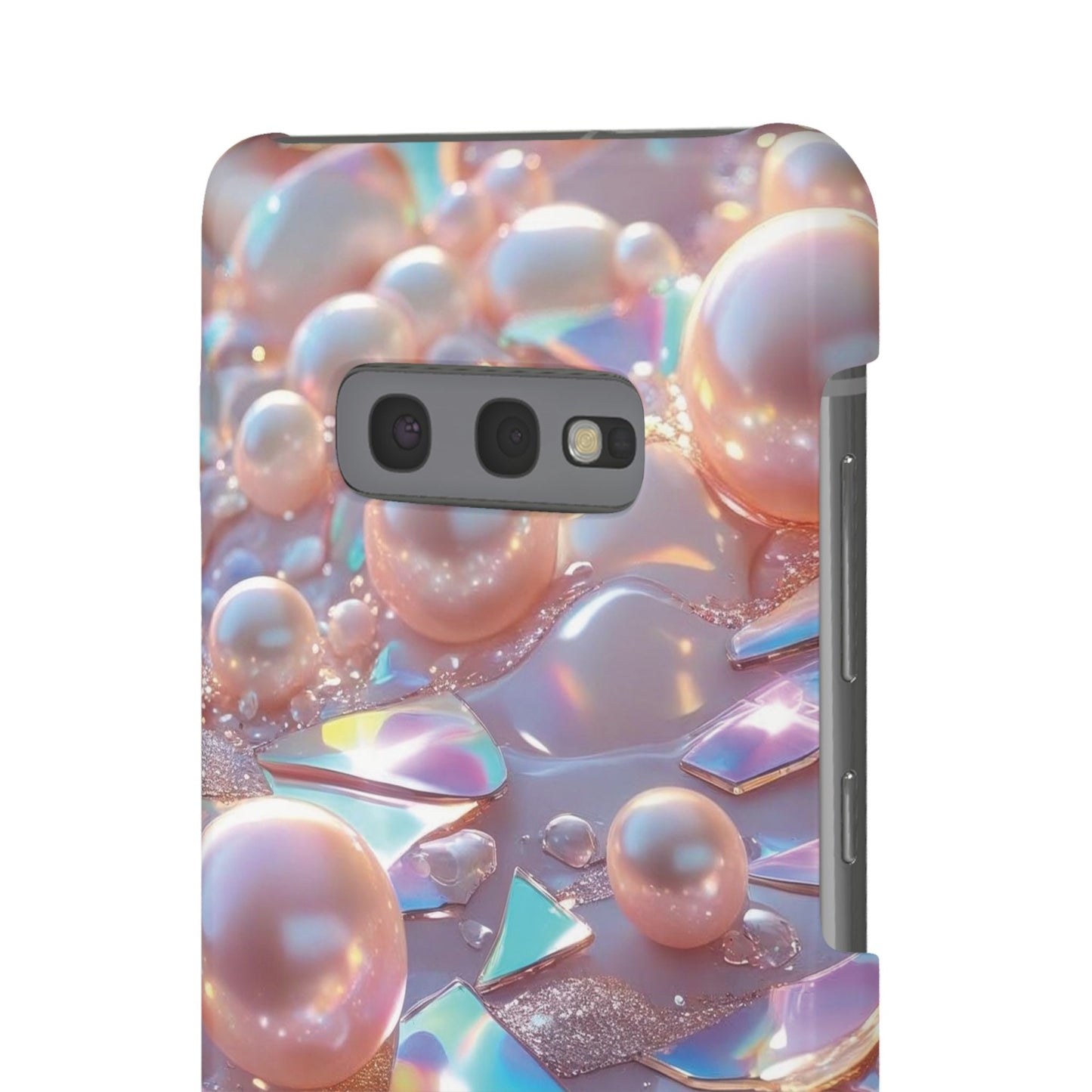 Snap Case Samsung Handyhülle – 3D Perlen Effekt