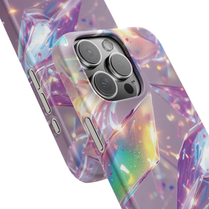 Snap Case iPhone Handyhülle – 3D-Effekt mit Diamant Design
