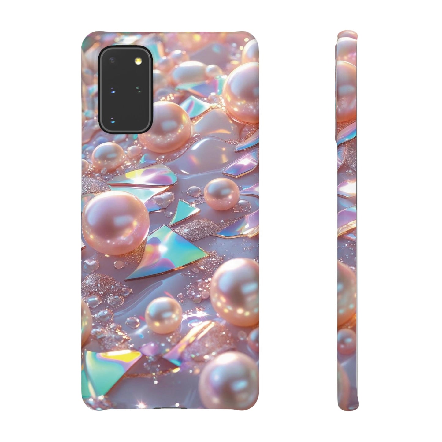 Snap Case Samsung Handyhülle – 3D Perlen Effekt