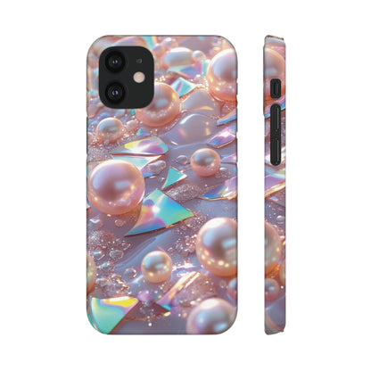 Snap Case iPhone Handyhülle – 3D Perlen Effekt