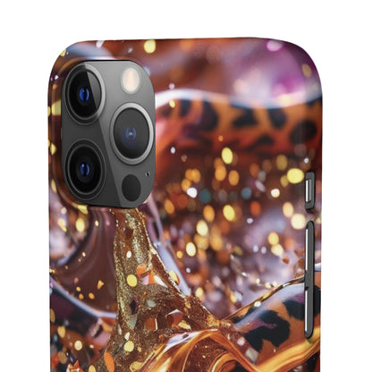 Snap Case Leopard Muster iPhone Handyhülle