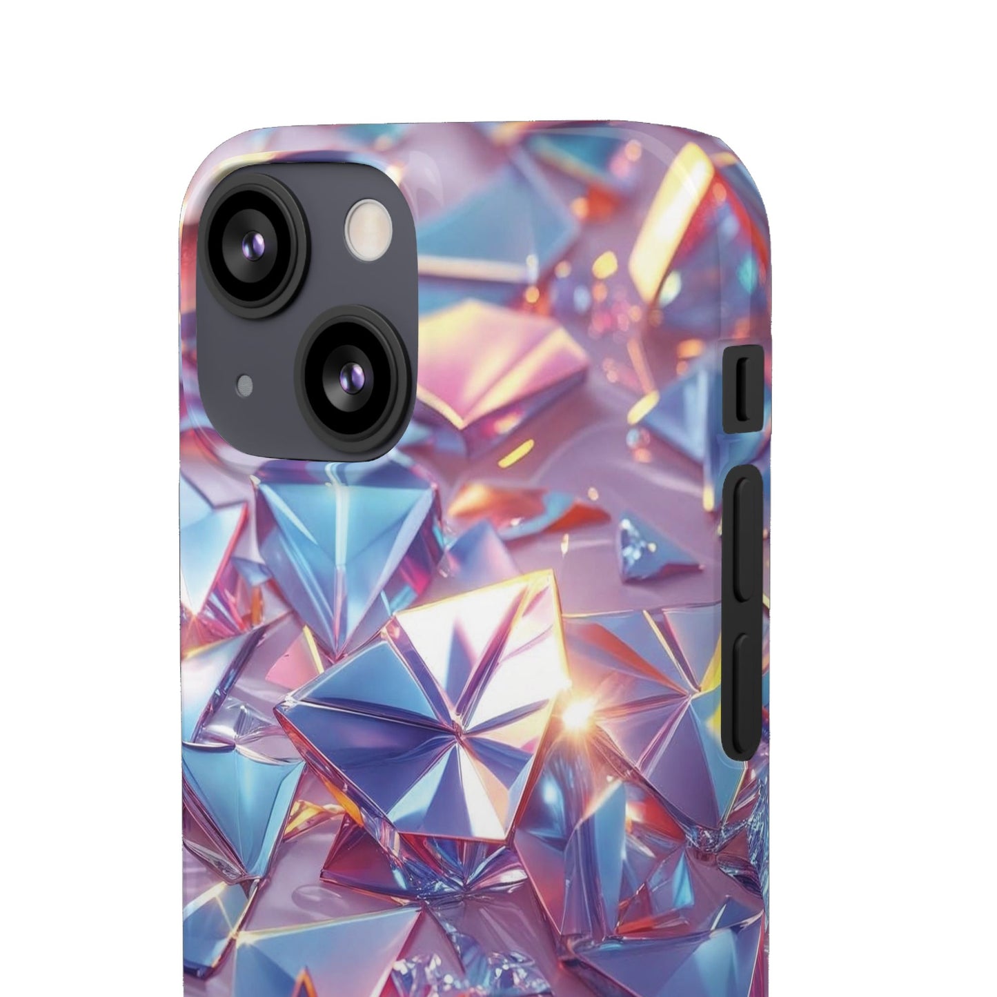 Snap Case iPhone Handyhülle – 3D-Effekt mit Diamant Design