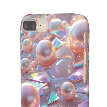 Snap Case iPhone Handyhülle – 3D Perlen Effekt