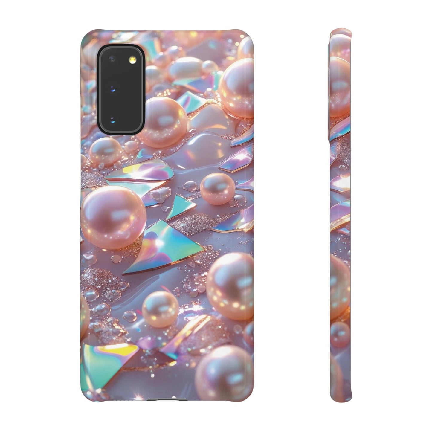 Snap Case Samsung Handyhülle – 3D Perlen Effekt