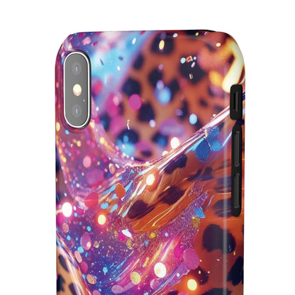 Snap Case Leopard Muster iPhone Handyhülle