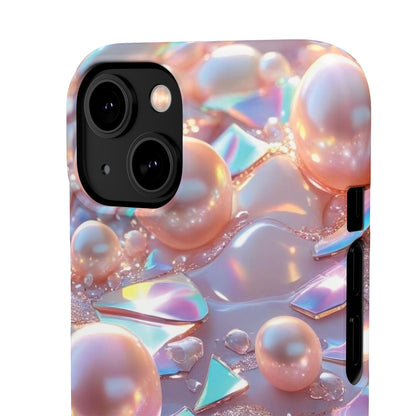 Snap Case iPhone Handyhülle – 3D Perlen Effekt