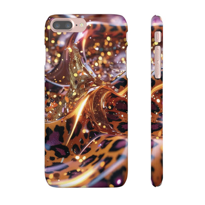 Snap Case Leopard Muster iPhone Handyhülle