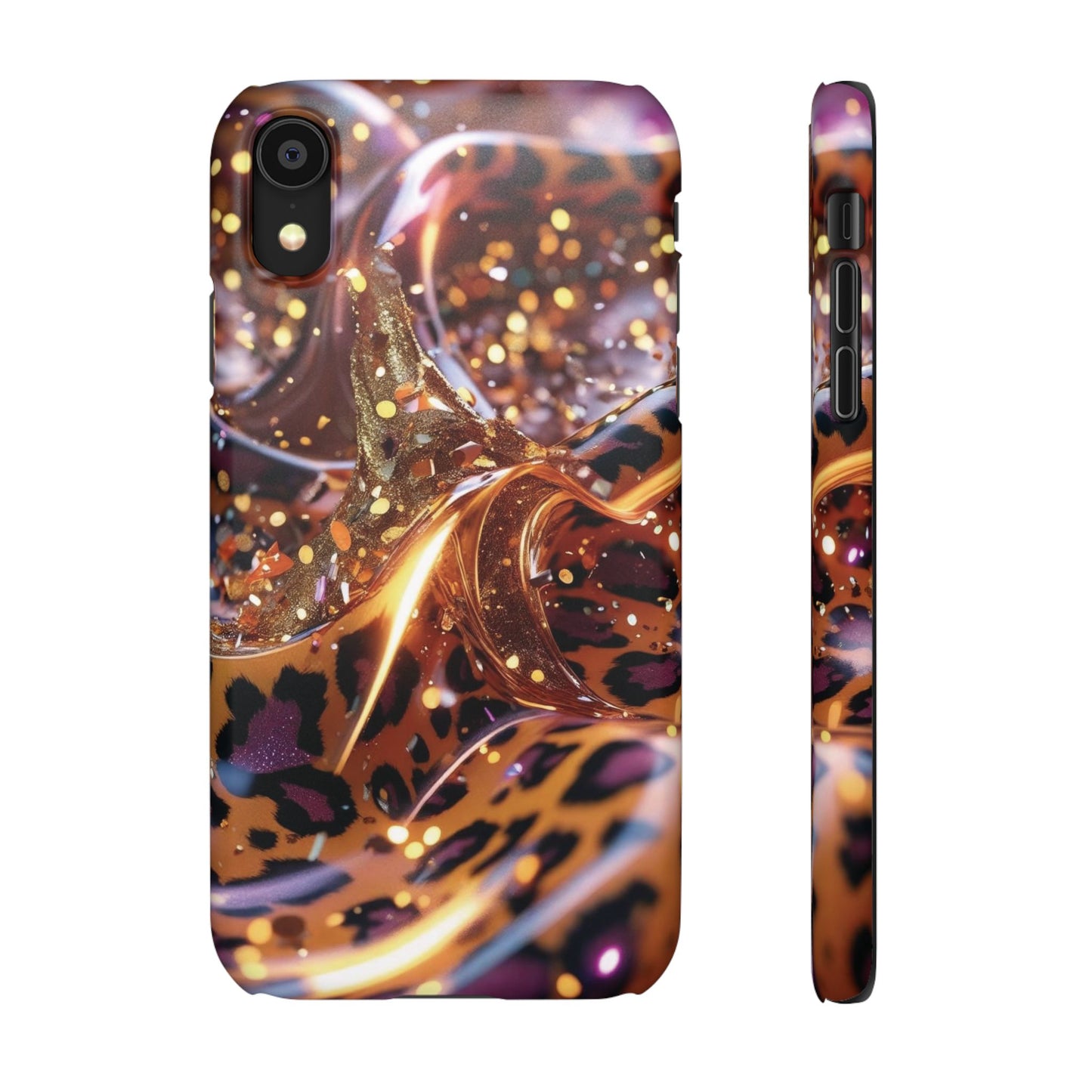 Snap Case Leopard Muster iPhone Handyhülle