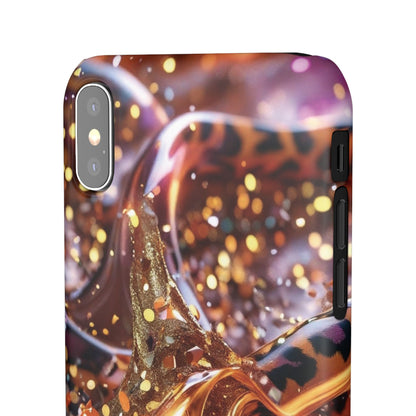 Snap Case Leopard Muster iPhone Handyhülle