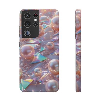 Snap Case Samsung Handyhülle – 3D Perlen Effekt