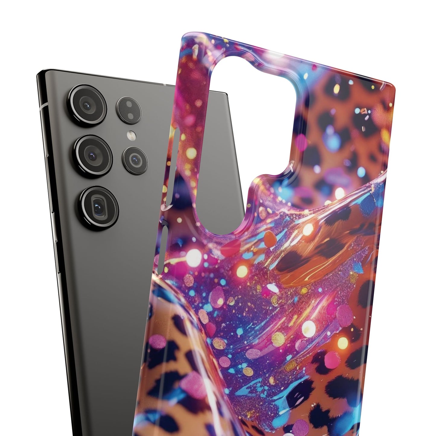 Snap Case Leopard Muster Samsung Handyhülle